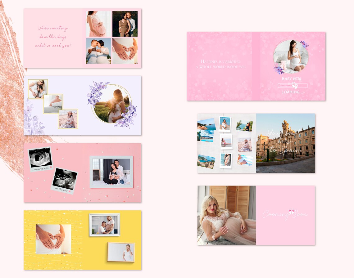 Pregnancy Photo Book Album for Photographers Pregnancy Photo Etsy