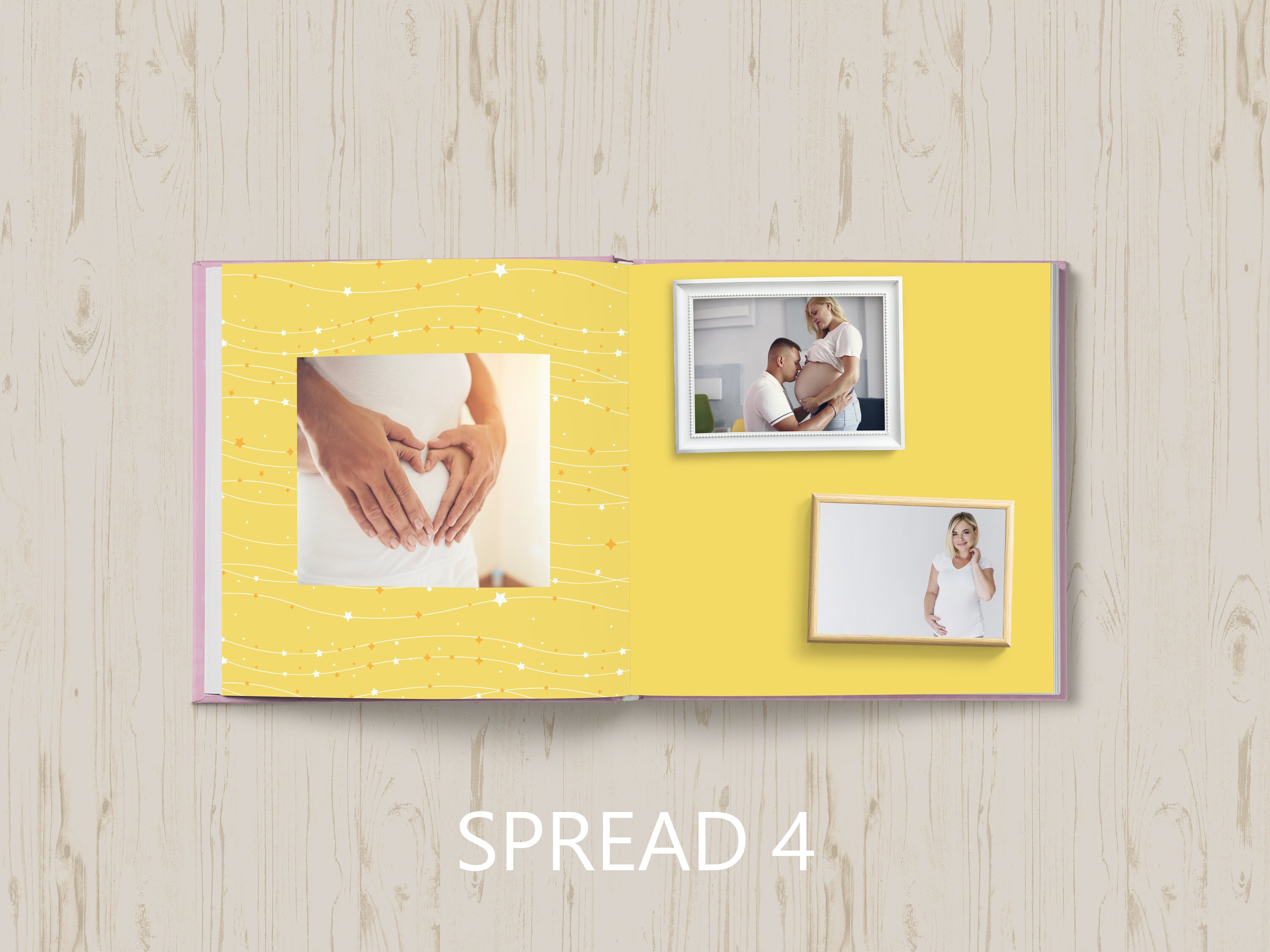 Pregnancy Photo Book Album for Photographers Pregnancy Photo Etsy España