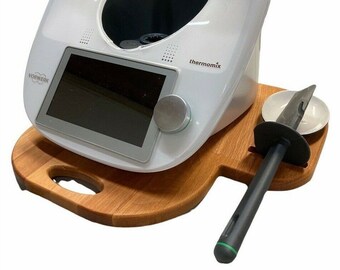 Slidix sliding board beech glider slider suitable for Thermomix TM5 TM6 - NEW - Including bowl