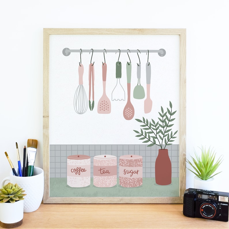 Kitchen Art Print Kitchen Print Kitchen Poster Kitchen Etsy