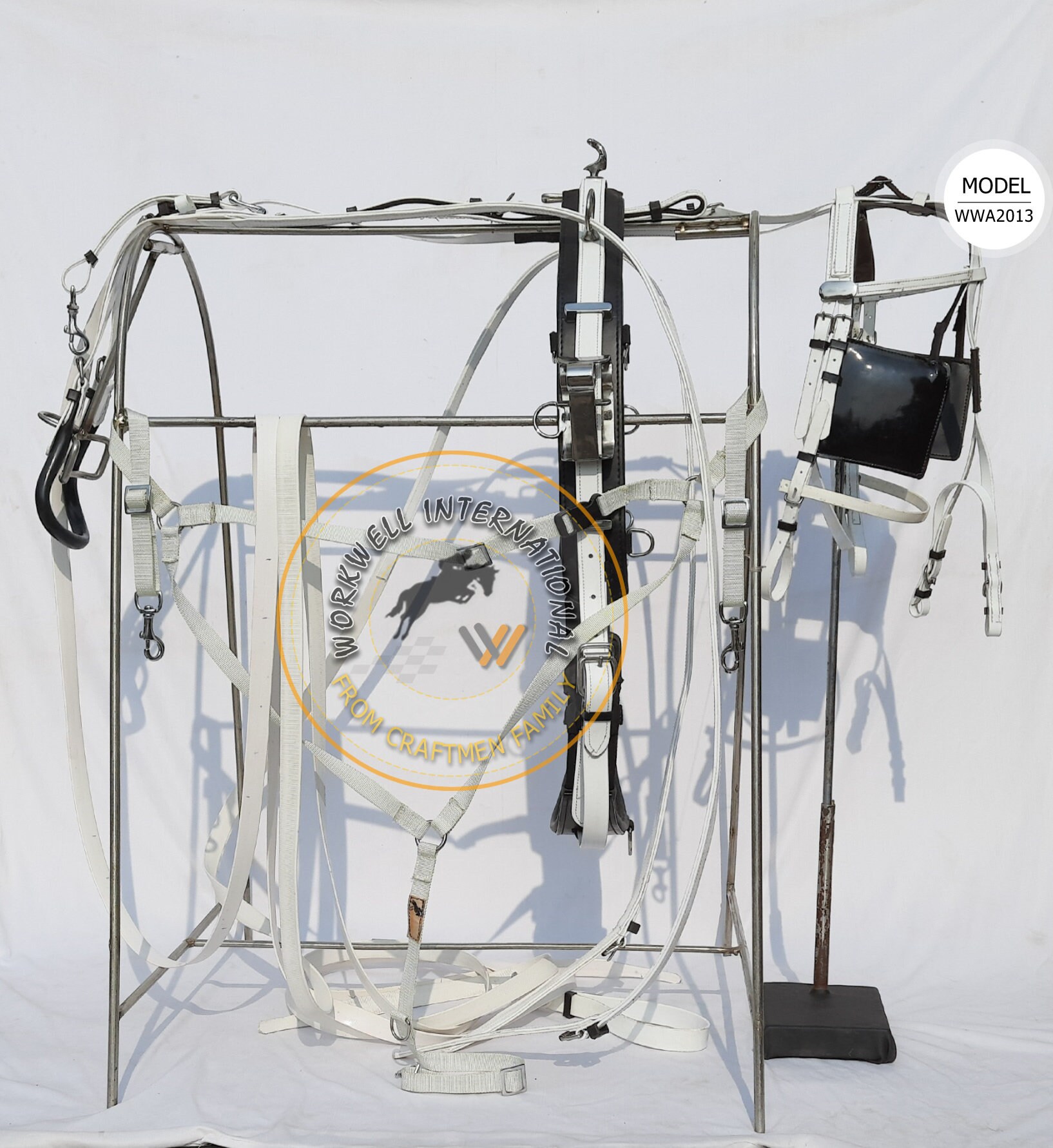 Quick Hitch Trotting Harness Pro White Racing Harness Etsy