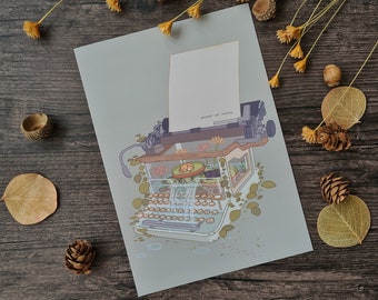 Impression d'art A5 - Le pouvoir des mots version 01