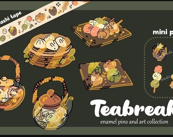 Preorder* Tea Break Enamel pins