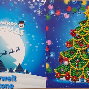 biglietto di auguri, Natale, albero di Natale, 003745