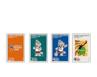 FIFA World Cup Russia 2018 MNH Stamps set Turkey| Numismatics Store