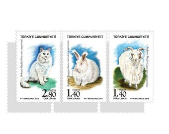 Animals Stamps set of 3 MNH Turkey 2015| Numismatics Store