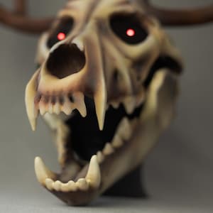 Wendigo Mask: Halloween Cosplay, Cryptid Fursuit