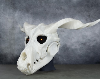 Elias Ainsworth Inspired Skull Mask: 3D Printed Cosplay Accessory