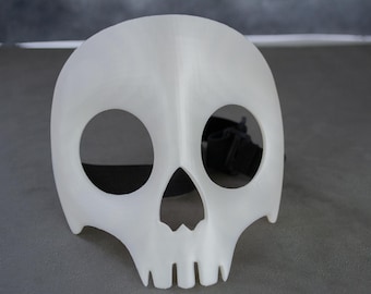 3D-geprint cartoonschedelmasker: doe-het-zelf-cosplay, Halloweenfeest