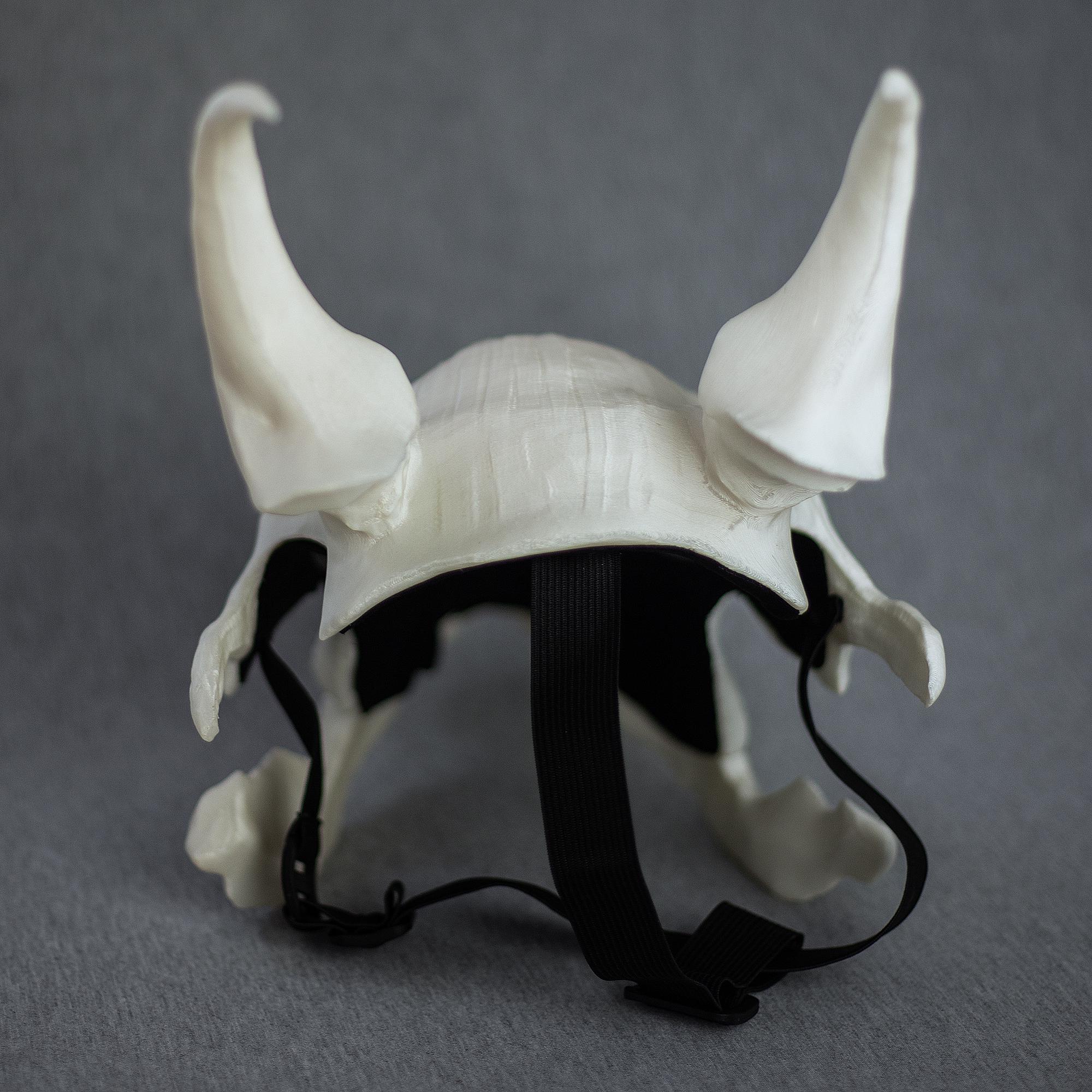 Demon Mask - 3D Printed Base, DIY Kit, LED Eyes - Etsy