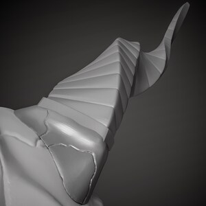 Elias Ainsworth Inspired Skull Mask 3D Model STL File: Moving Jaw Cosplay image 9