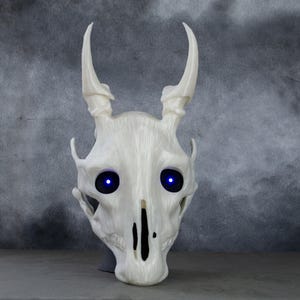 Full Face Demon Mask - 3D Printed with PLA | Strong and Comfortable | Perfect for Cosplay or Halloween