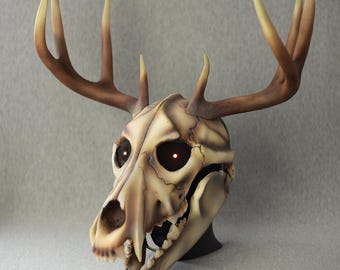 ヘラジカの角を持つウェンディゴのマスク - Etsy 日本