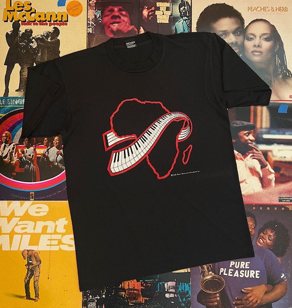 VTG African American Music History T-Shirt 1992