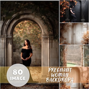 Floral Wedding Backdrop: 80 Flower Digital Background,  maternity backdrops