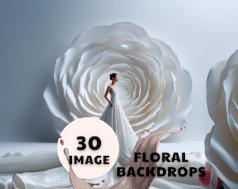 30 Digital Floral Staircase Backdrop, Digital Backdrop Black Stairs Maternity Portrait Background, Staircase Wedding Digital Background