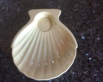 Vintage Hall 6 Ivory Jakobsmuscheln. 6er Set.