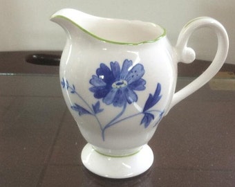 Susan Sargent for Noritake Blue Flower Creamer.