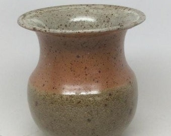 Studio Keramik Vase. Signiert Huddleston. Vermont Keramik. Jahrgang.