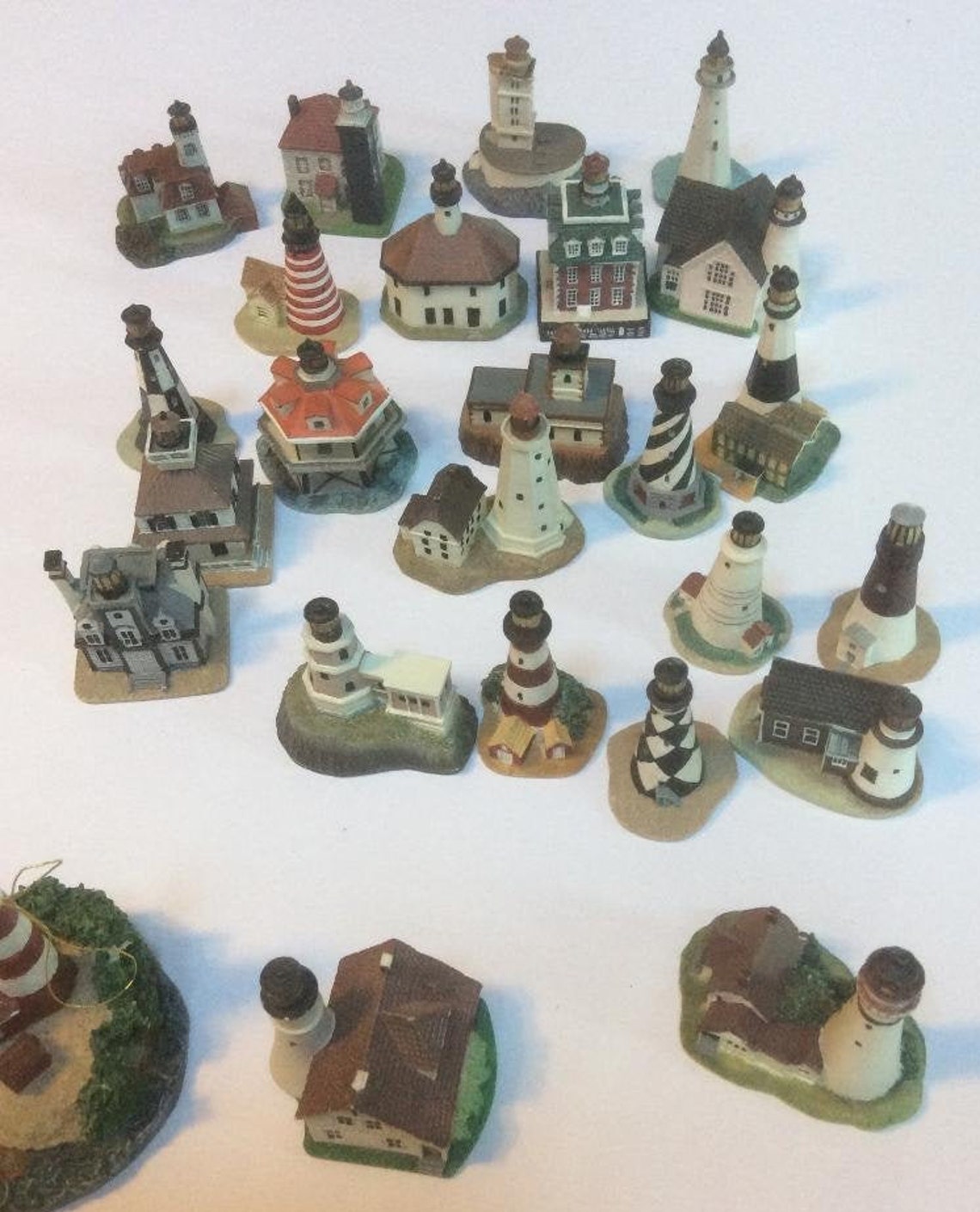 Lighthouse Collection of 25 Lenox Miniature Lighthouses. Etsy
