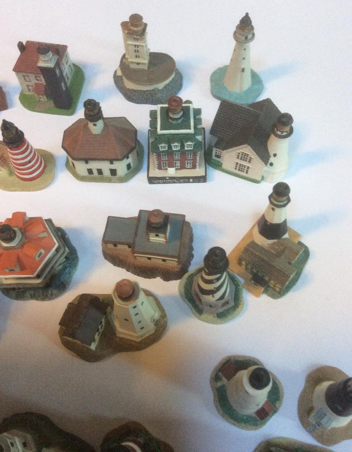Lighthouse Collection of 25 Lenox Miniature Lighthouses. Etsy