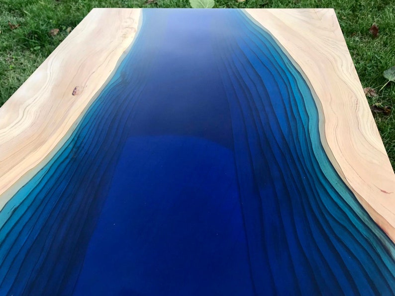 Epoxy Resin Table Etsy