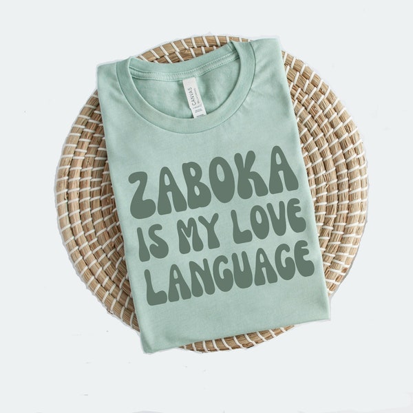 Avocado Lover Tshirt, Zaboka Is My Love Language, Haiti T-Shirt, Haitian Kreyol T-shirt for Foodie, Retro Ayiti, Haitian Gift for Friend
