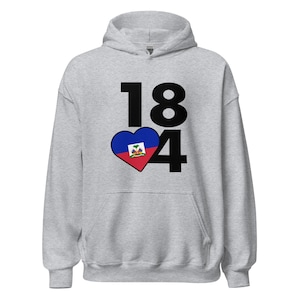 Bluza z kapturem z flagą Haiti z 1804 roku: sweter z okazji Dnia Niepodległości Ayiti