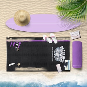 Globo Gym Purple Cobras Gymnasium or Average Joes Beach Towel Inspired by Dodgeball