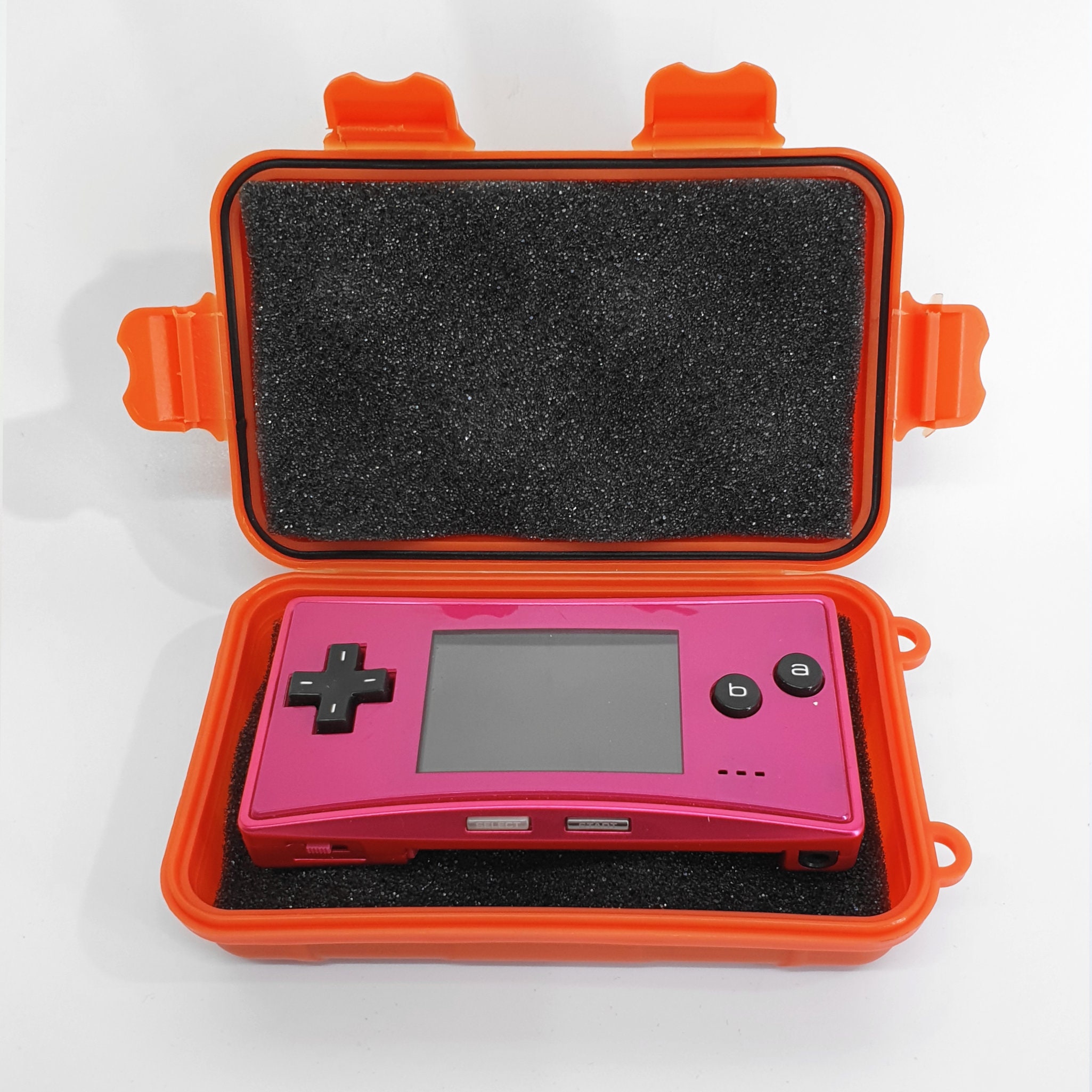 Orange Hard Armour Gameboy Micro Case – Retro Gamer Apocalypse Design ...
