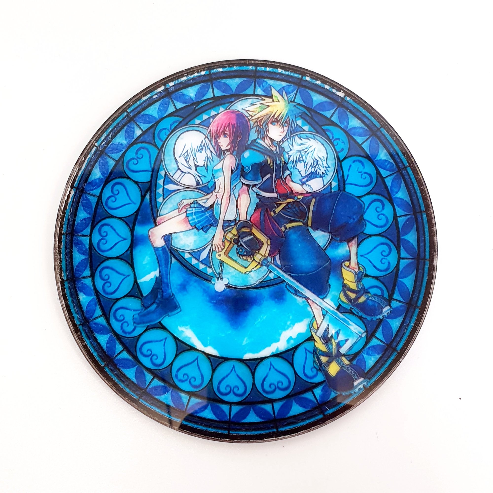 Kingdom Hearts® - Sora's Dive to the Heart Stained Glass Pin for Sale by  SWISH-Design