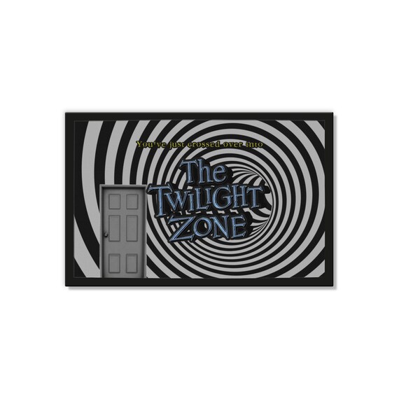 Cross Into the Twilight Zone Doormat - Etsy