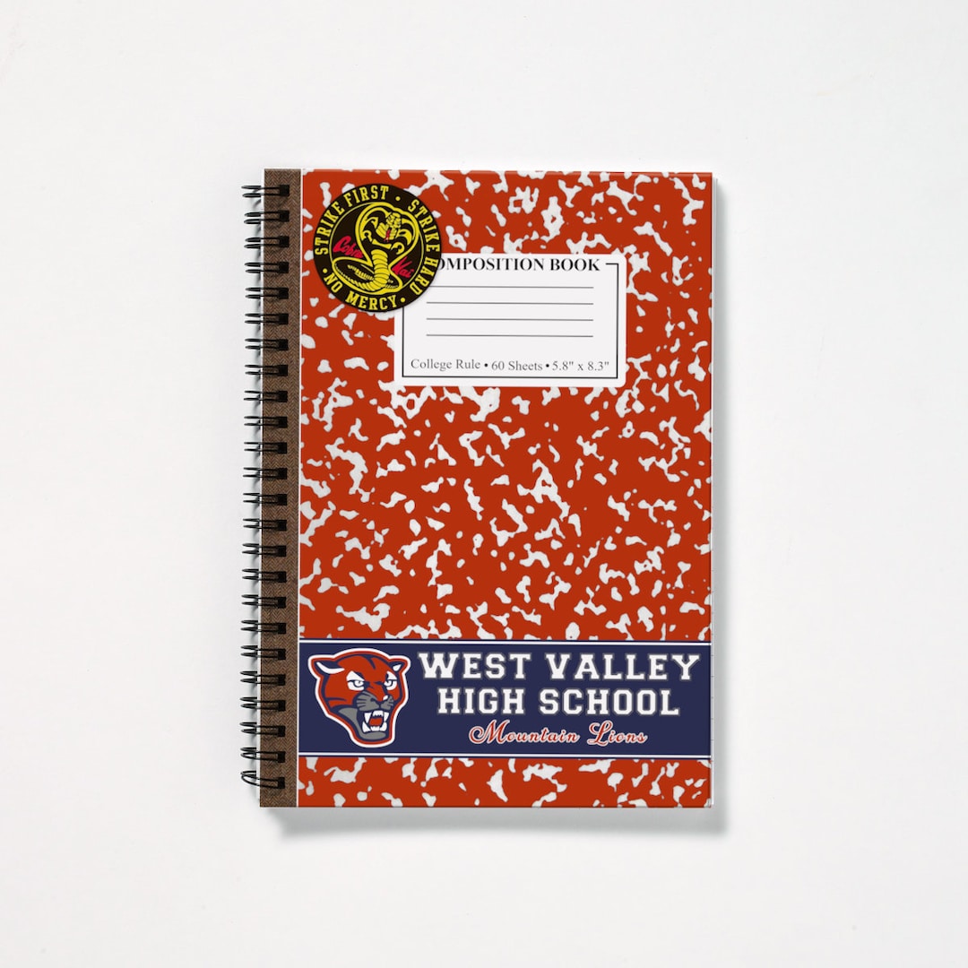 West Valley High School Composition Exercise Book Design Spiral ...
