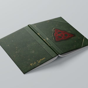 Book of Shadows Replica Design Personalised Hardback Lined Notebook Based on Charmed
