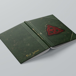 Book of Shadows Replica Design Personalised Hardback Lined Notebook Based on Charmed