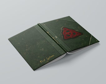 Book of Shadows Replica Design Personalised Hardback Lined Notebook Based on Charmed