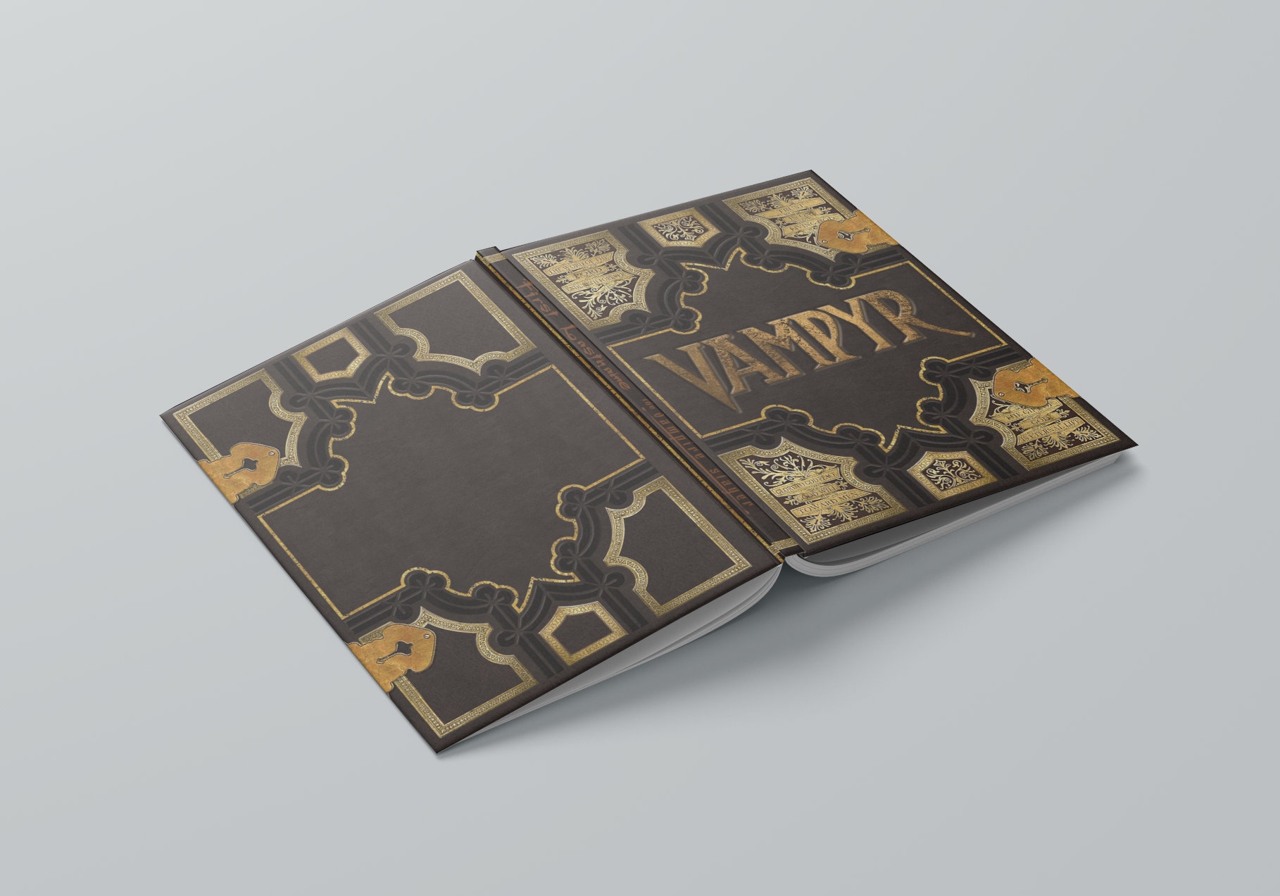 Vampyr Personalised Slayers Handbook Design Hardback Lined Journal