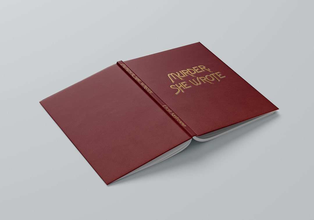 Murder She Wrote Personalised Hardback Journal Notebook - Etsy