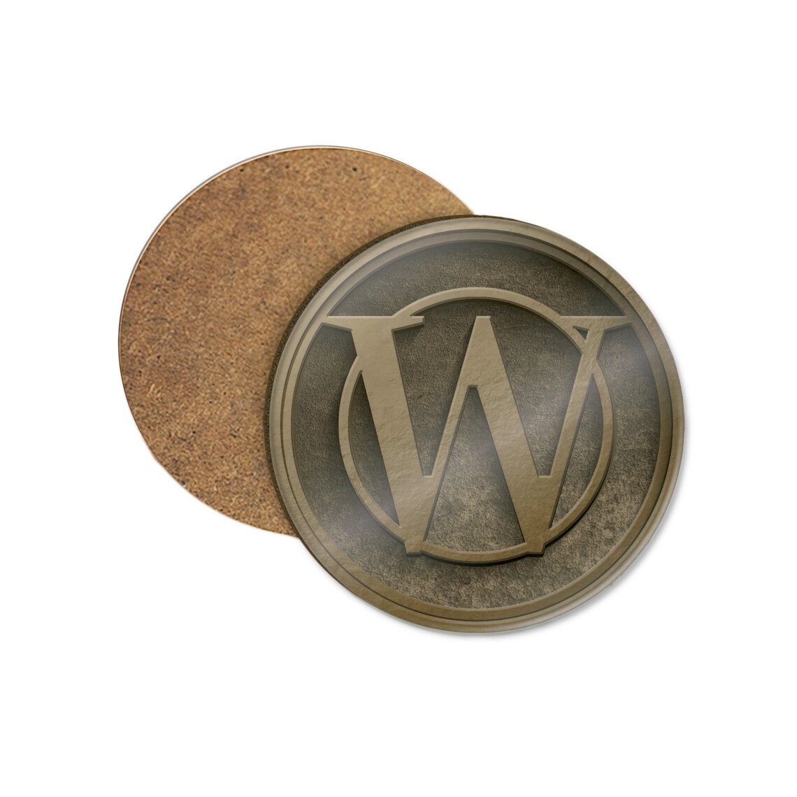 Wilford Industries Badge Logo Design Round Printed Hardboard Etsy UK