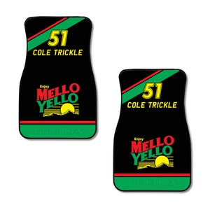 Cole Trickle Mello Yello Chevrolet Lumina 51 Days of Thunder Design Front Car Mats