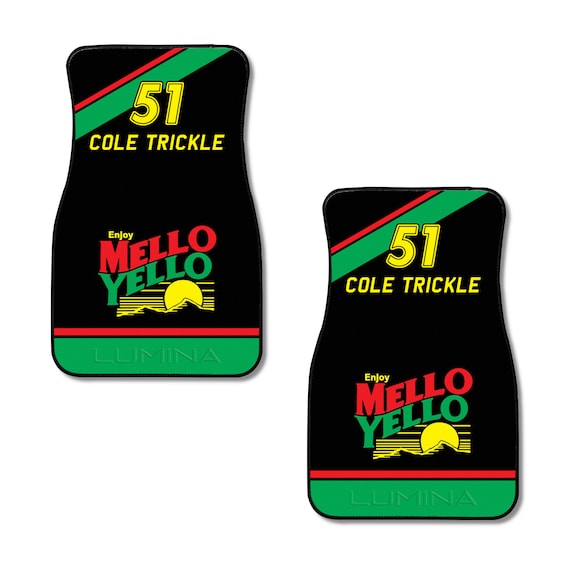 Cole Trickle Mello Yello Chevrolet Lumina 51 Days of Thunder Design Front Car Mats