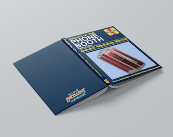 Bill & Ted's Phone Booth Notebook - Excellent Hardback, Lined