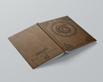 How To Train Your Dragon - Book Of Dragons / Dragon Manual Design Personalised Hardback Notebook