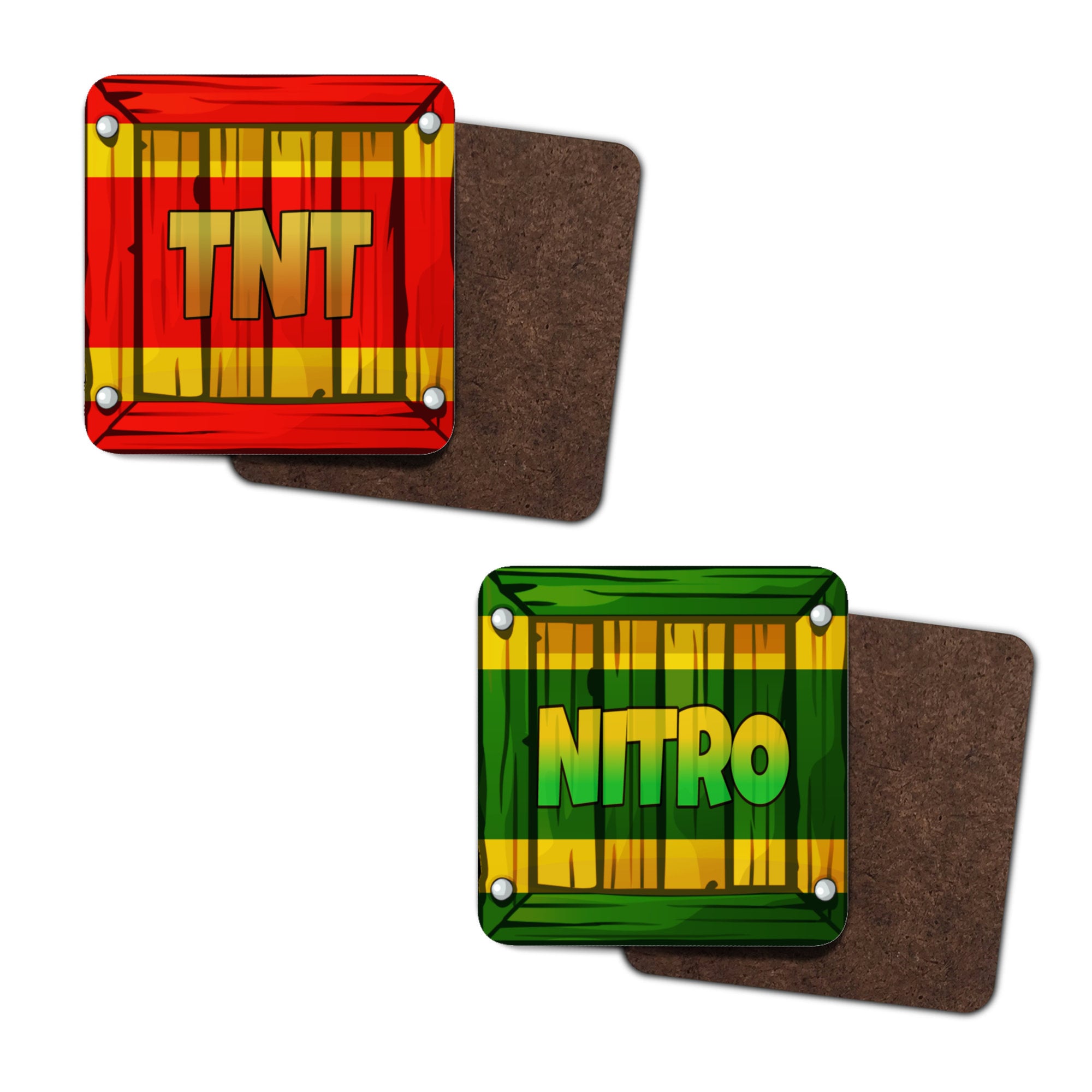 Crash Bandicoot Nitro & TNT Crate Pack of 4 Hardboard Glossy Etsy UK