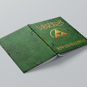 Book Of Mudora Legend Of Zelda Link To The Past Personalised Hardback Notebook