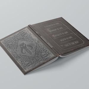 Mandalorian Creed Design Hardback Lined Journal Based On The Mandalorian / Star Wars