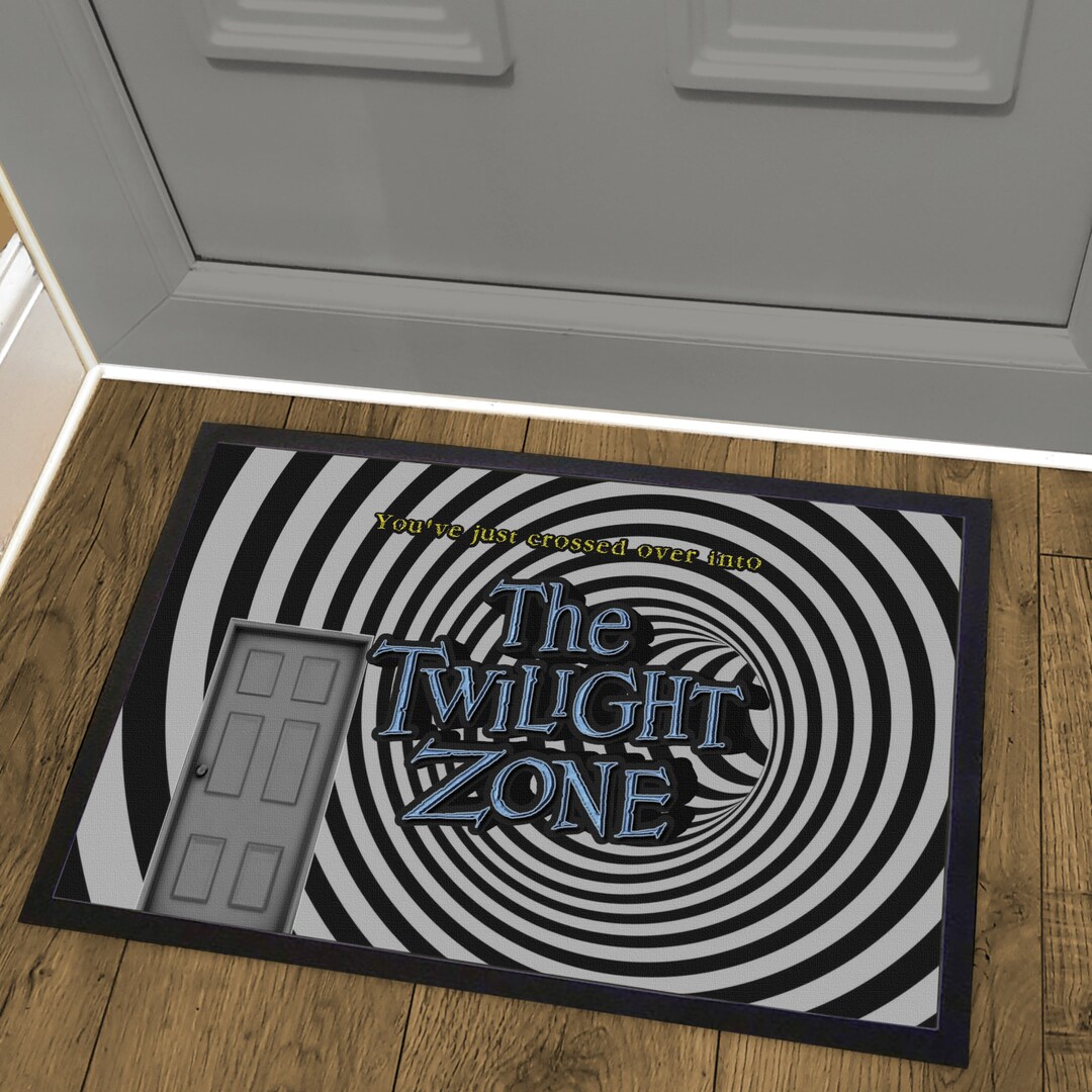 Cross Into the Twilight Zone Doormat - Etsy