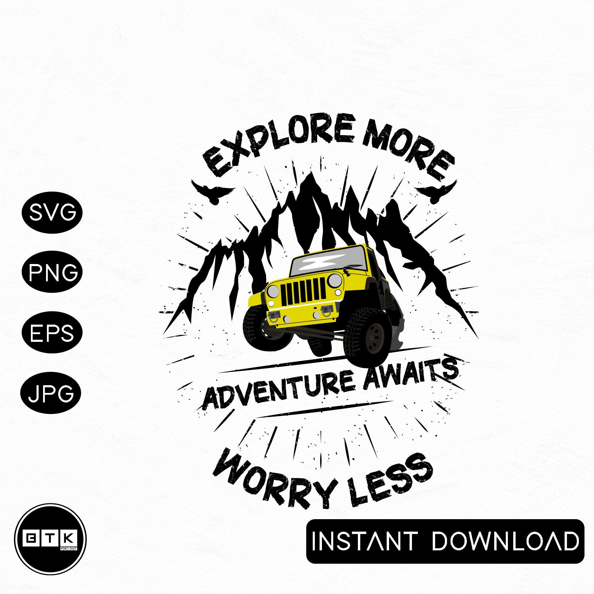 Jeep svg Adventure Awaits svg Jeep png Camp Life svg | Etsy
