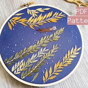 Sea Otter Embroidery Pattern (PDF Pattern)