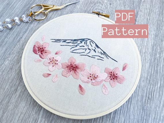 早い者勝ち　UND FLOWER RAISED EMBROIDERY TOP SIMPLY LOVELY FLOWERS (4inch) - 10 Machine Embroidery
